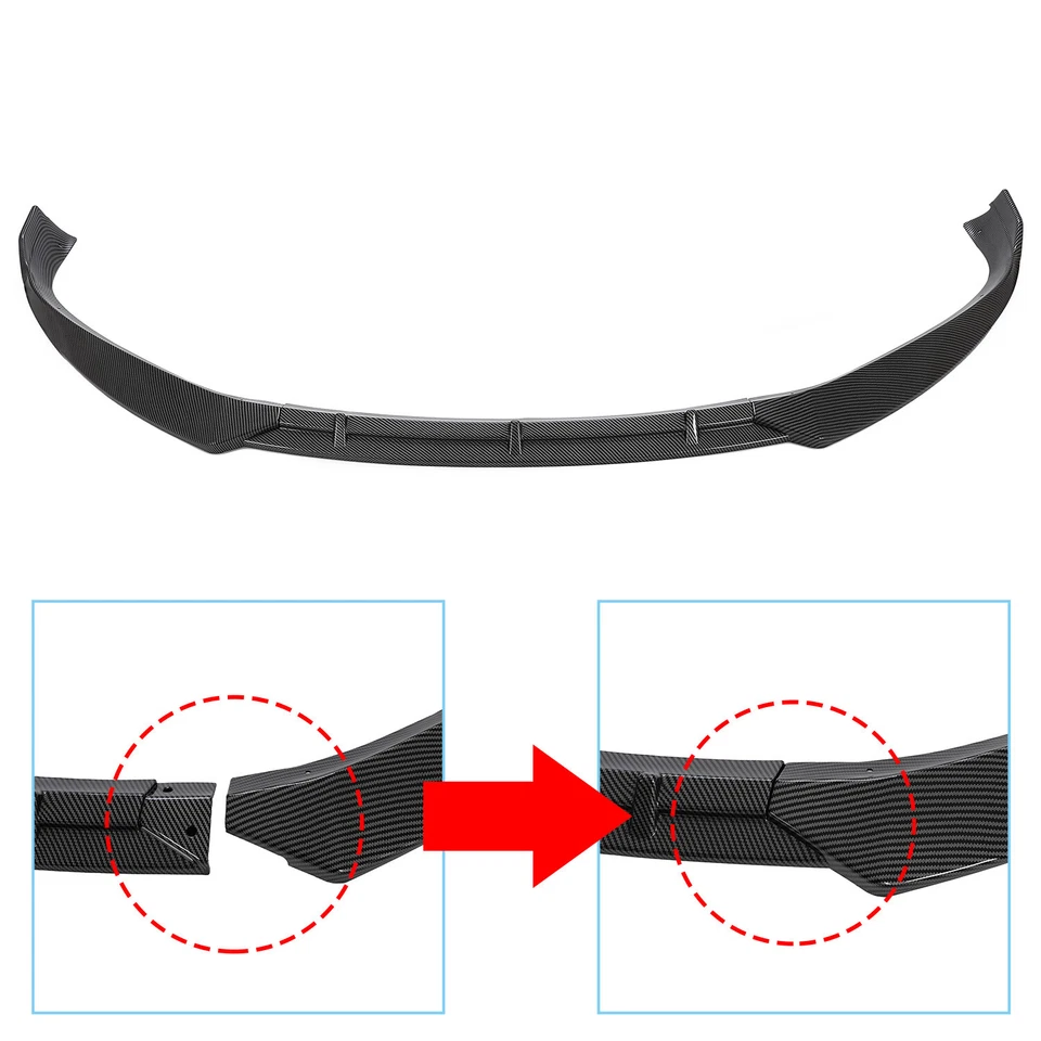 СПОЙЛЕР КРОМКИ ПЕРЕДНЕГО БАМПЕРА ДЛЯ TESLA MODEL S 2016-2020 STP-STYLE ИЗ УГЛЕРОДНОГО ВОЛОКНА - Изображение 3 из 4