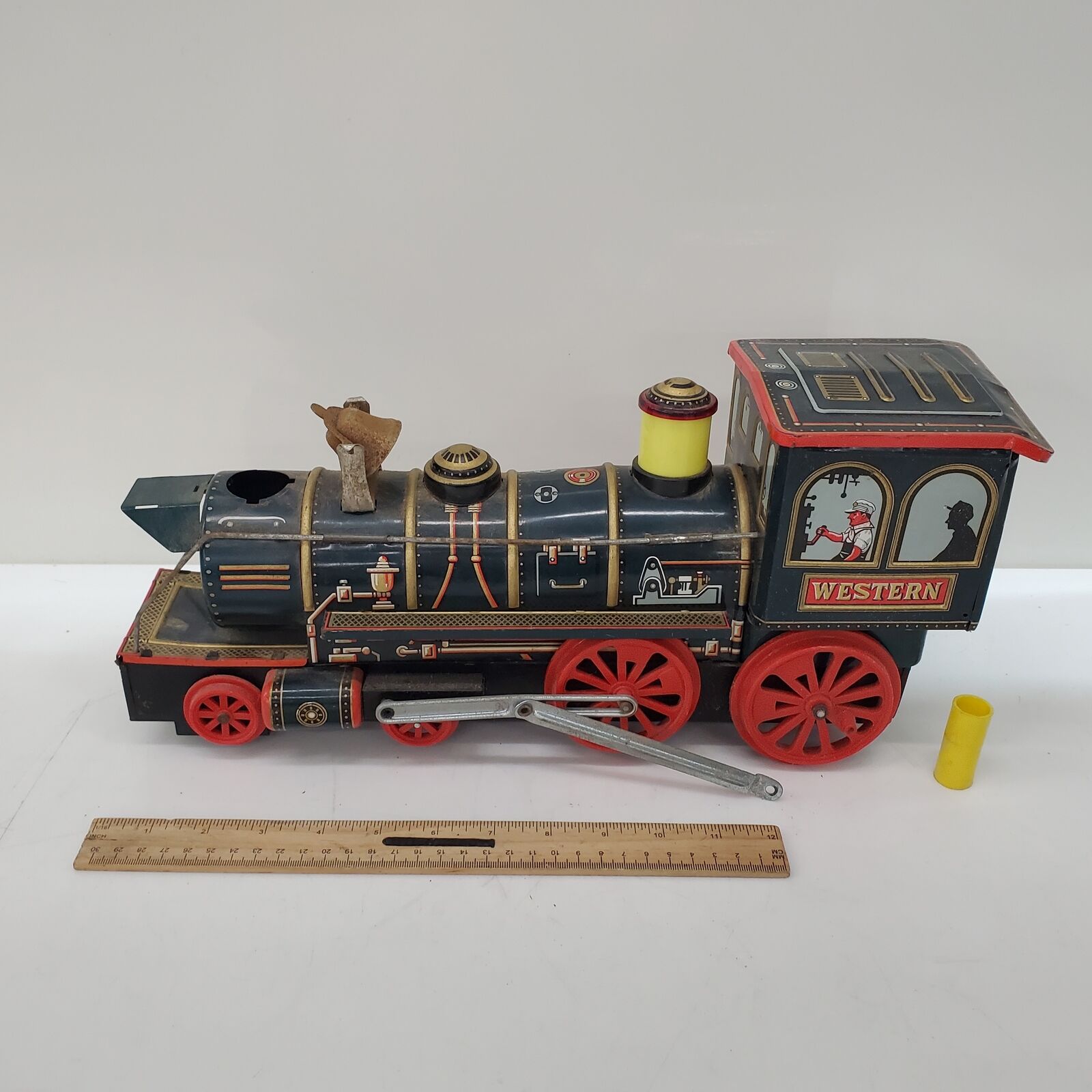 Modern Toys Western Pressed Metal & Plastic Electric Train - Parts/Repair