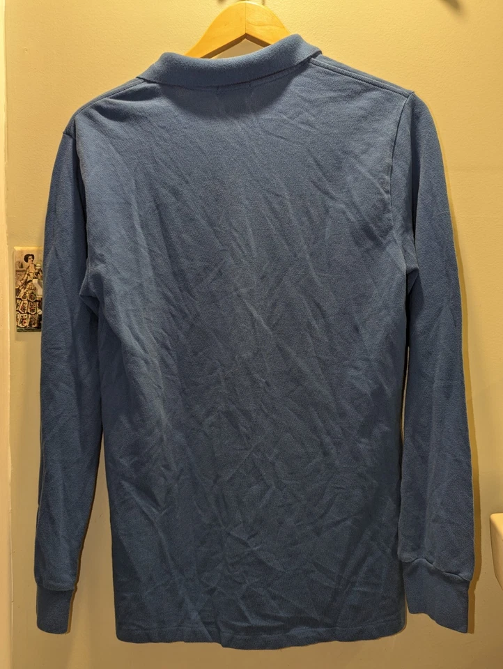 Vintage 90s Boys Polo Ralph Lauren LS XL Shirt Blue - Image 4 of 4