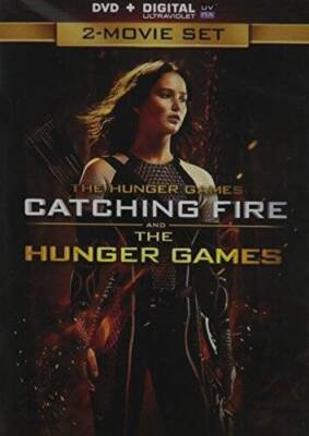 The HUNGER GAMES + CATCHING FIRE DVD+Digital Ultraviolet 2-Movie Set (Bot - GOOD