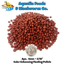 40-lbs, 4mm Assorted Koi & Pond Fish Floating Pellets. FREE SHIPPING!
