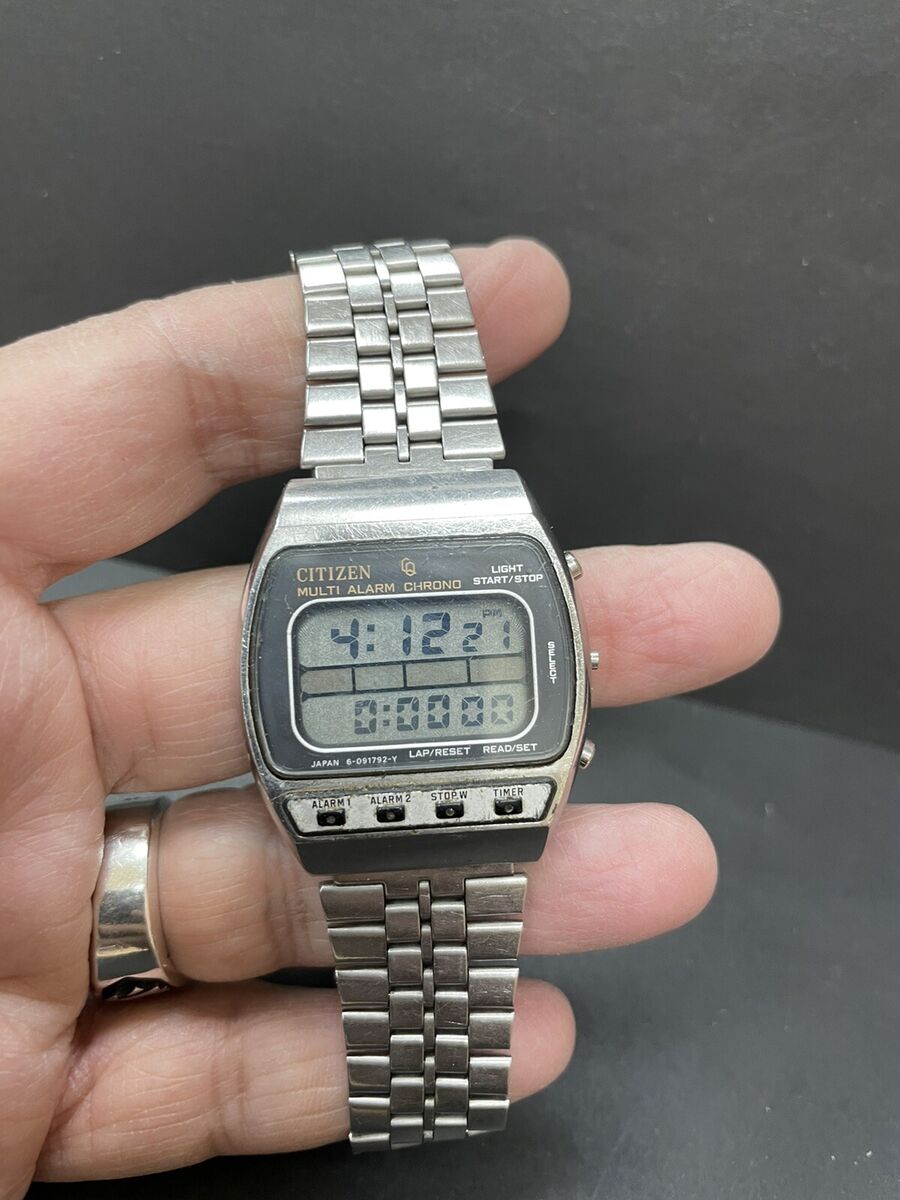 Vintage CITIZEN Quartz Digital Men's 41-1035 GN-4- S watch R Vintage CITIZEN Quartz Digital Men's 41-1035 GN-4- S watch R