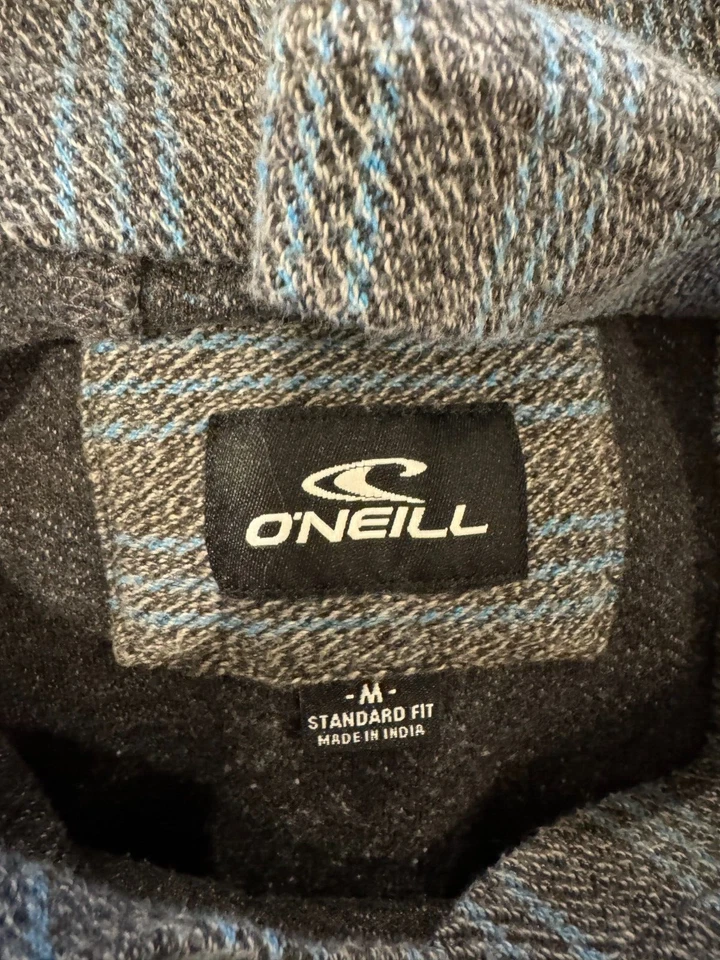 Sudadera con Capucha Juvenil O'Neill Gris y Azul - Ajuste Estándar Medio (algodón, poliéster) Foto 4 de 4