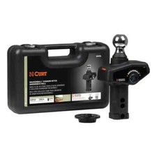 Gooseneck Hitch Ball 2-516in Rockerball Cushion Hitch - 30k Lbs Curt 60654