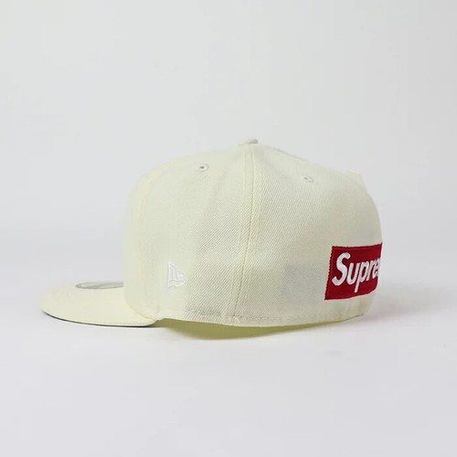 Logo New Era® Fitted Hat White 