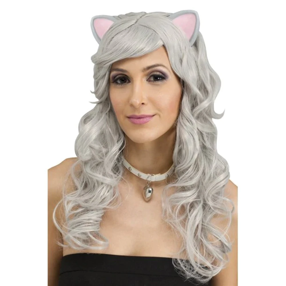 Peluca De Juez Widmann – Gris, Pelo Sintético Largo, Ideal Para Disfraces Y Fiestas