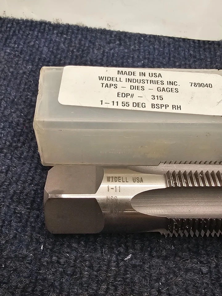 Widell Industries 789040 Tap, EDP#-315, 1-11 55 DEG BSPP RH - Image 3 of 4