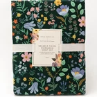 Rifle Paper Co Pottery Barn Teen Bramble Fields Full Sheet Set Evergreen NWT