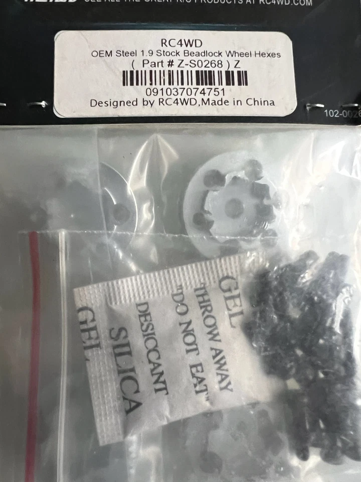 rc4wd ome steel 1.9 stock beadlock wheel hex - Image 3 of 3