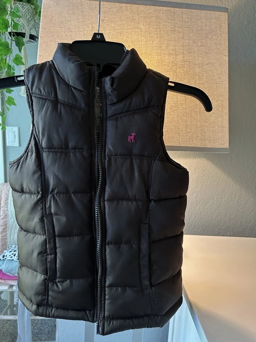 Veste Sans Manches (gilet) Old Navy Pour Fille - Taille Small (6-7 Ans) | Polaire Orange | Occasion Très Bon état