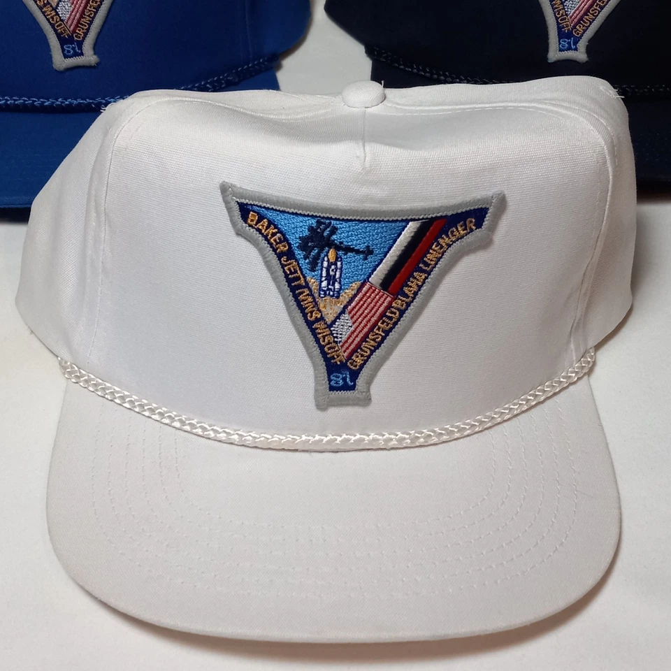 1997 STS 81 NASA Space Shuttle Mission Atlantis Snapback Chapéus Vintage Anos 90 Lote - Imagem 2 de 4