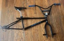 Old School Bmx Boss L + S Creation Freestyle Frame Fork Bar Stem