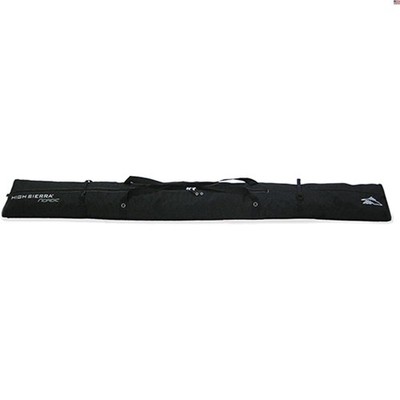 Travel-Ready Double Ski Bag: Holds Two Pairs Up to 185cm with Compression Straps