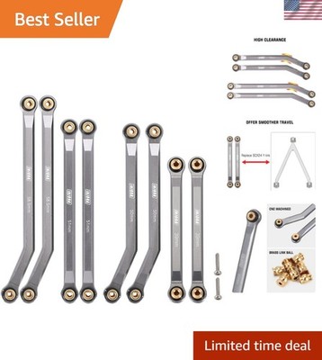 High Clearance Front 4 Links Set for C10 JLU Bronco Base Camp 4Runner Axial 1...