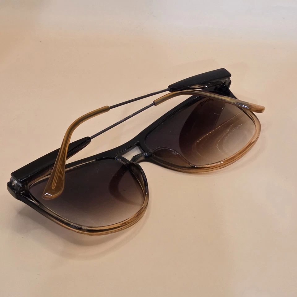 Мопсы солнцезащитные очки б/у коричневый Weekender путешествий большого размера ретро пляж на открытом воздухе - Изображение 3 из 4