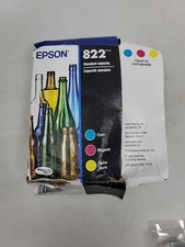 Epson 822 Black Cyan Magenta Yellow Ink Cartridge Set T8221-5-SVH Exp 2028 OEM