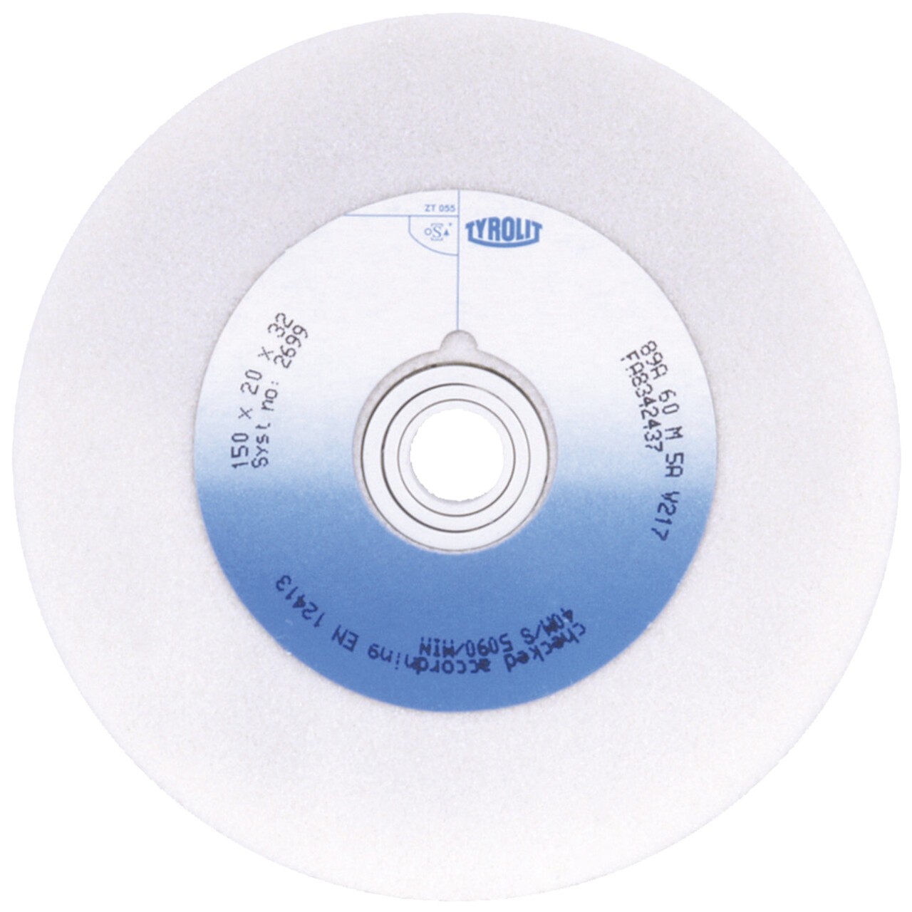 5X Tyrolit Disco De Lijado Cerámico 180X20X31,75 Mm A46 L7 V Acero/HSS