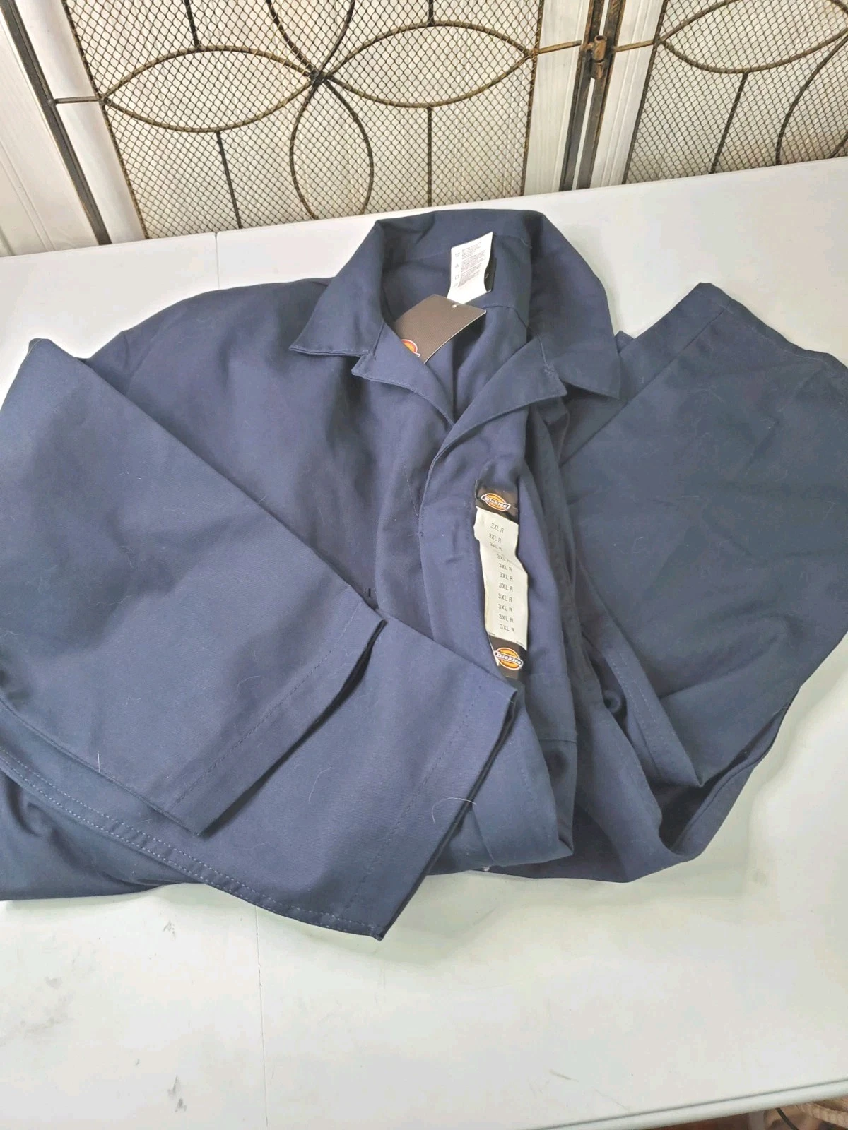 Dickies 3XL Regular Length Long Sleeve Stain Release Dark Blue Coveralls - product detail image 13