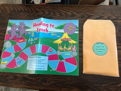 Heading to Lunch beginning sounds teacher game resources kindergarten