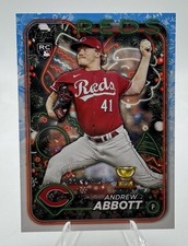 2024 Topps Holiday #H82 Andrew Abbott (RC) Cincinnati Reds ⚾️
