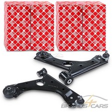 FEBI BILSTEIN 2x QUERLENKER MIT TRAGGELENK VORNE FÜR OPEL ADAM CORSA D