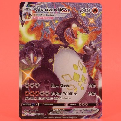 Pokemon TCG English Card Shining Fates Shiny Vault Charizard VMAX SV107/SV122