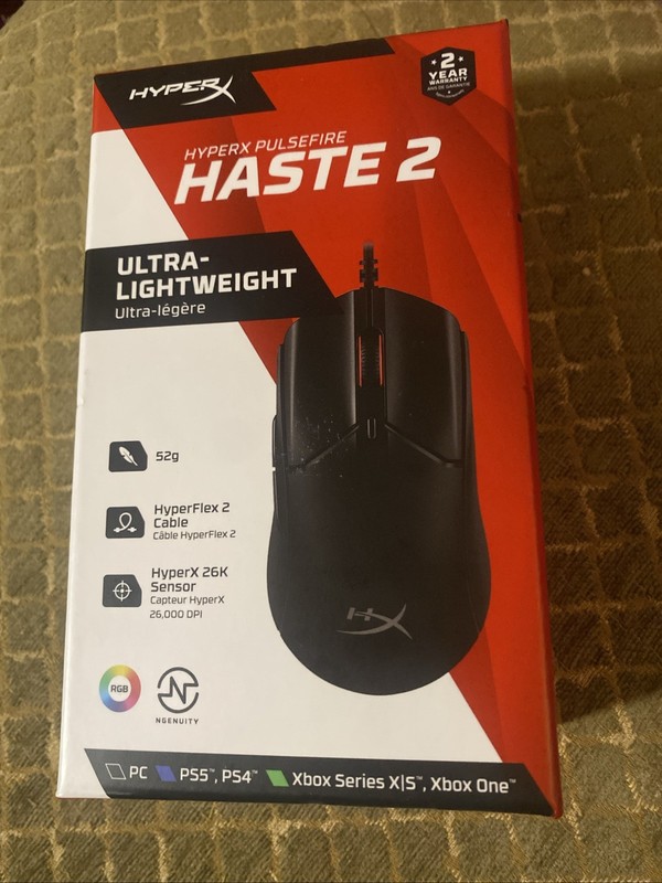 HyperX Pulsefire Haste 2 - Wired Gaming Mouse - Black