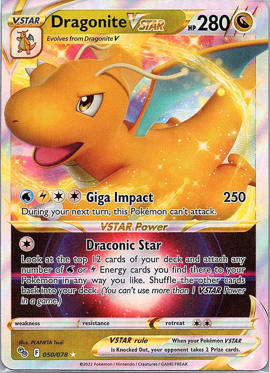 Dragonite VSTAR 050/078 Pokémon GO for sale | eBay
