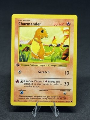 Charmander 46/102 Base Set (Shadowless) 1st Edition