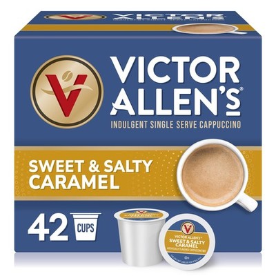 Sweet and Salty Caramel Flavored Cappuccino Mix, 42 Count, Single Serve K-Cup...
