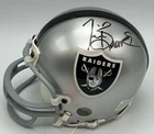 Tim Brown #28 Signed Raiders Mini Helmet. HOF. COA