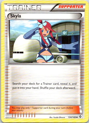Skyla 134/149 Uncommon Boundaries Crossed Pokemon Lightly Played