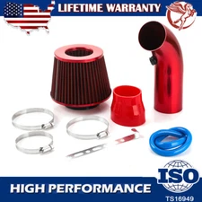 3" Car Cold Air Intake Filter Induction Kit Pipe Power Flow Hose System Truck US