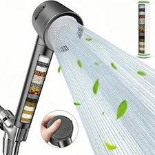 FEELSO Filtered Shower Head with Handheld Spray Combo, High Pressure Showerhead