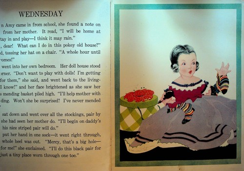 Little Housekeepers Children's Book Fern Bisel Peat 1934 Saalfield - Picture 3 of 4