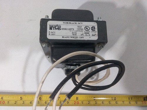 1, Transfab, EXS113572, Lighting Transformer, 347/120 V Sbwh-s079-AA.yy - Picture 2 of 4