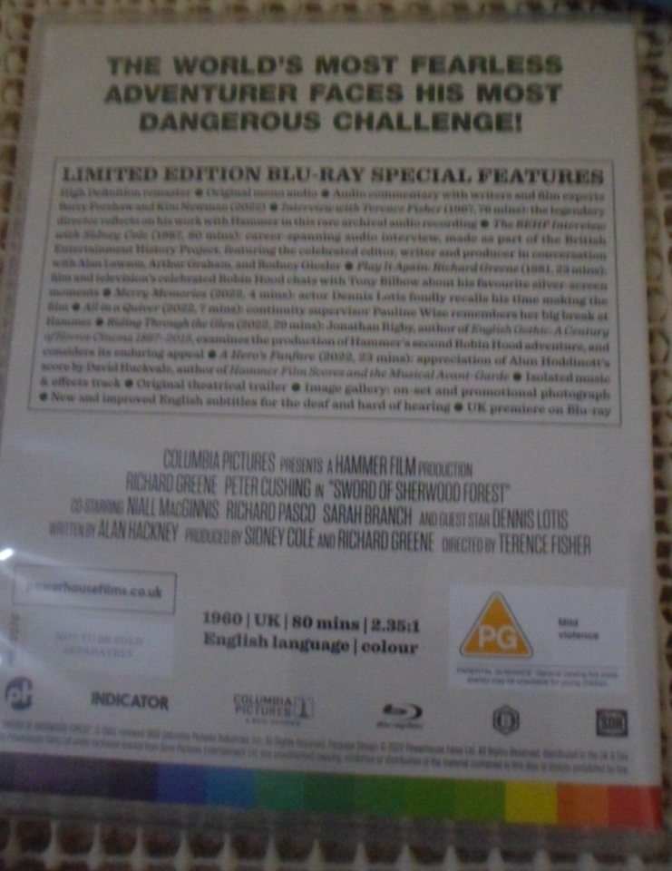 ROBIN HOOD AT HAMMER INDICATOR BLU RAY REGION B UK RELEASE eBay