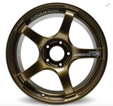 Advan Tc4 17x9.0 45 5-114.3 Umber Bronze Metallic Ring Wheel