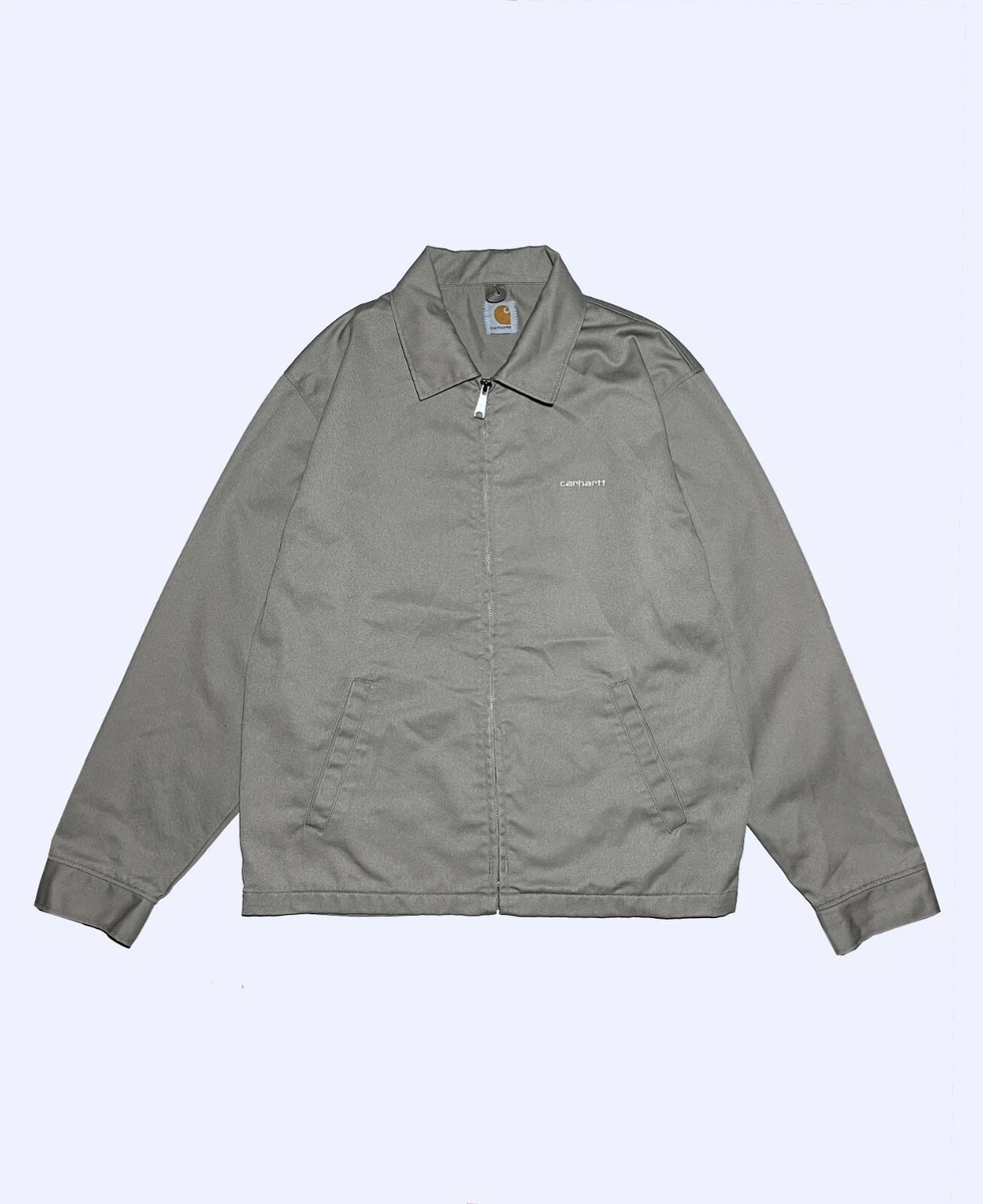 Gray carhartt best sale jacket