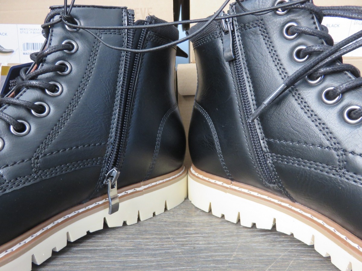 Steve Madden Mens Sz 13 Chukka Style Black Sneaker Amazon.com | Steve Madden Boys Harkeen Chukka Boot, Black  main image 4