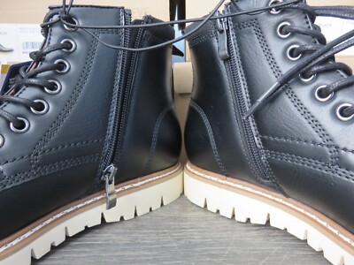 Steve Madden Men's P Bowery Chukka Boots Black 8.5 9 9.5