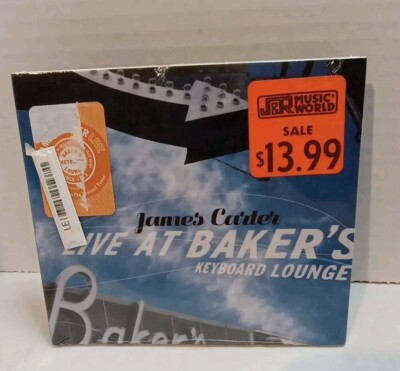 Live At Baker's Keyboard Lounge - Audio CD By James Carter - BRAND NEW SEALED 