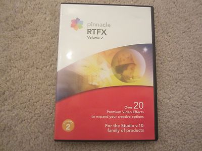 Pinnacle RTFX Volume 2 video effects Used