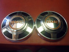 Vintage Nos 1973-77 Gmc Truck 12 Dog Dish Poverty Hubcaps Wheel Covers
