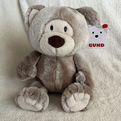 "Oso de peluche Gund Mukki 14"" marrón tostado animal de peluche Lovey con etiquetas"