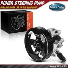 Power Steering Pump with Pulley for Land Rover LR3 V6 4.0L 2005-2007 QVB500380