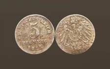 Deutsches Reich 5 Pfennig 1918 J