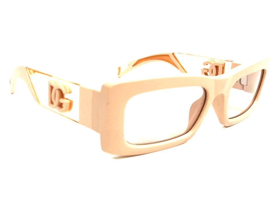 Gafas de sol Dolce & Gabbana DG6173 3245/73 marcos de goma nude con lentes naranjas Foto 4 de 4