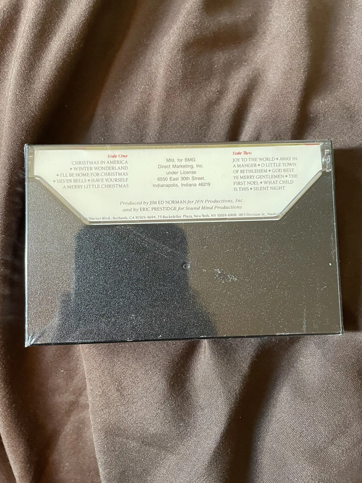 Kenny Rogers SEALED Cassette Christmas In America Foto 2 de 2