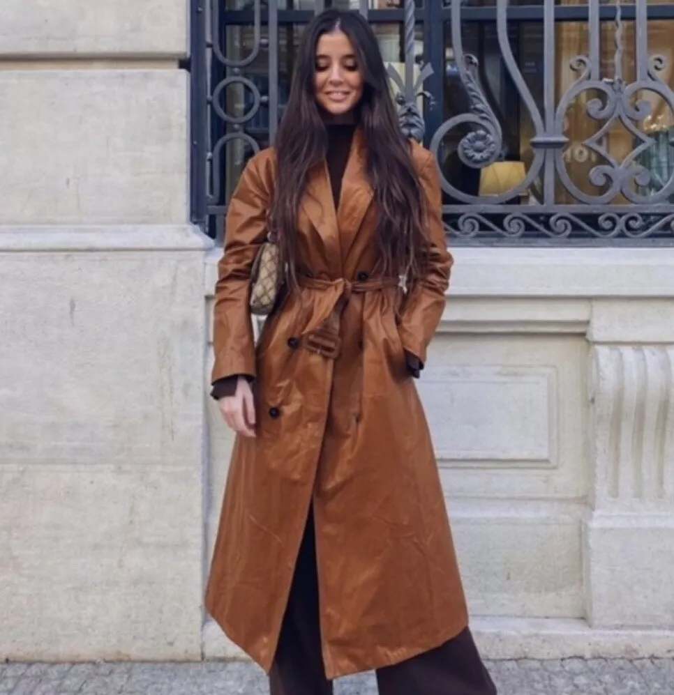 Trench cuir femme zara sales